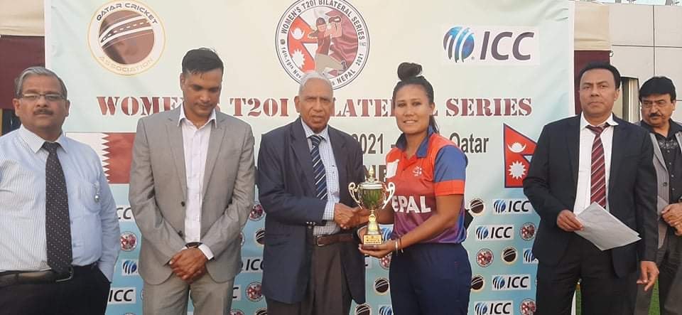 नेपाली महिला क्रिकेट टोलीलाई ऐतिहासिक सिरिज